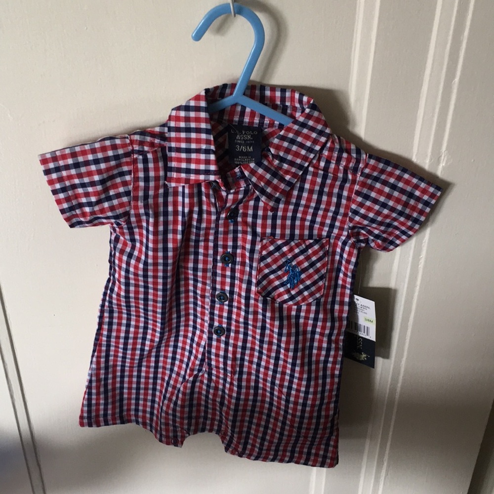 U.S. Polo baby romper